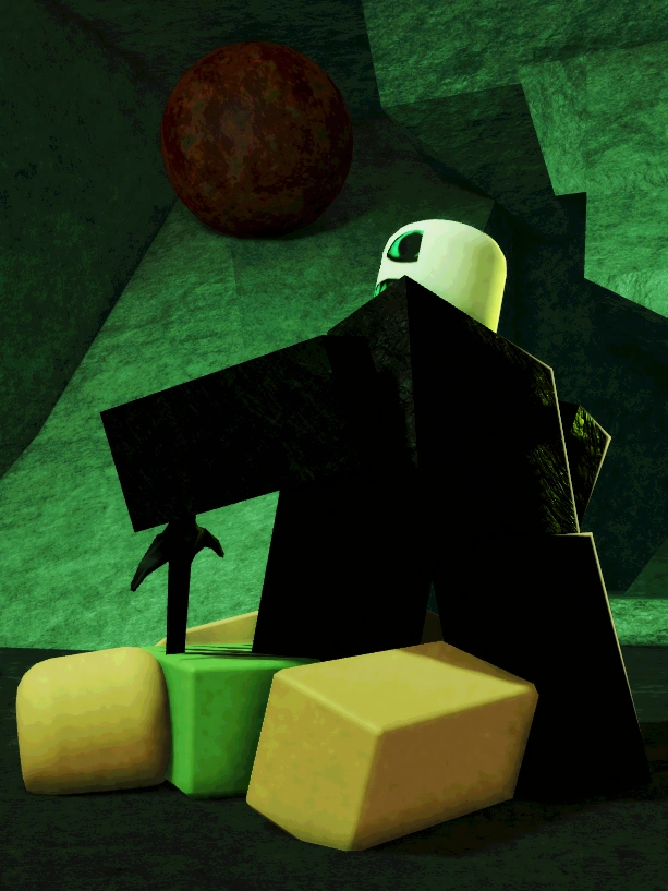 Die of Death Pursuer render, robotic hunter with charge dash sense abilities