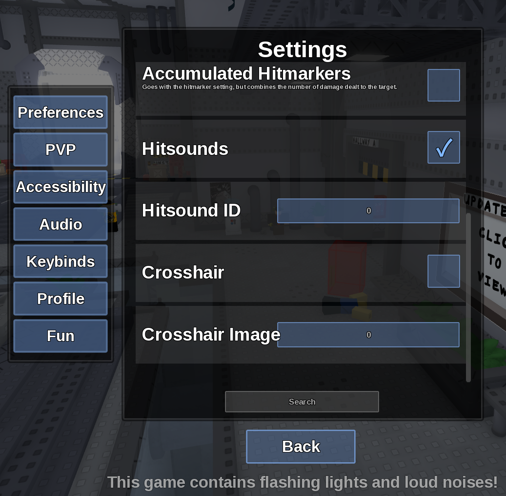 Die of Death Hitsound settings - custom audio ID input