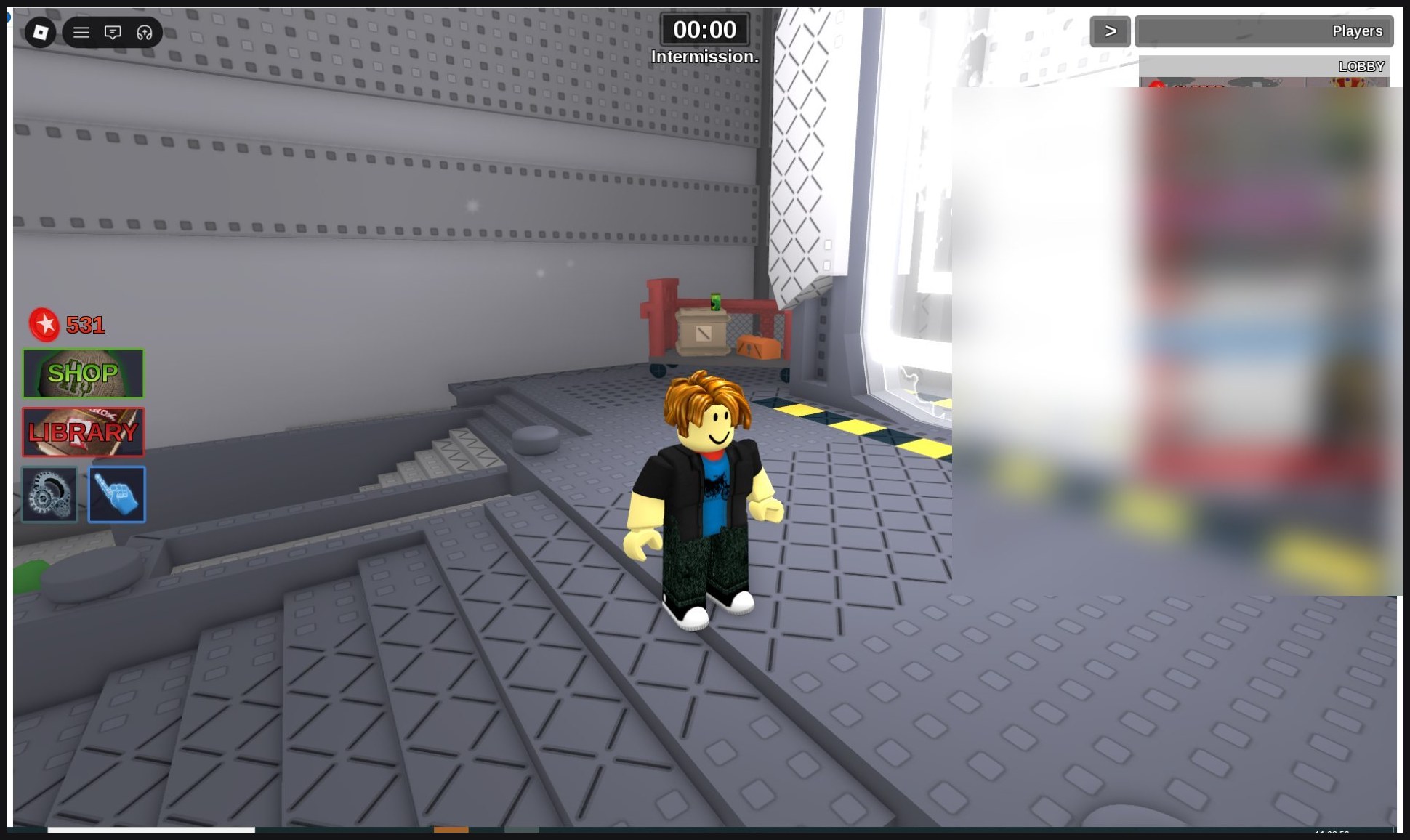 Die of Death in-game intermission screen with HUD and lobby branding, captured by a player