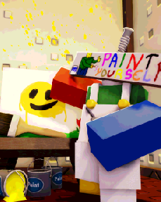 Artful's Paintful skin in-game