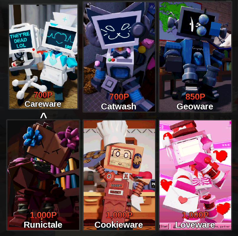 Badware's Careware skin in-game