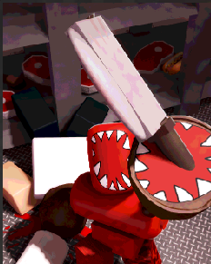 Pursuer's Meatwad skin in-game